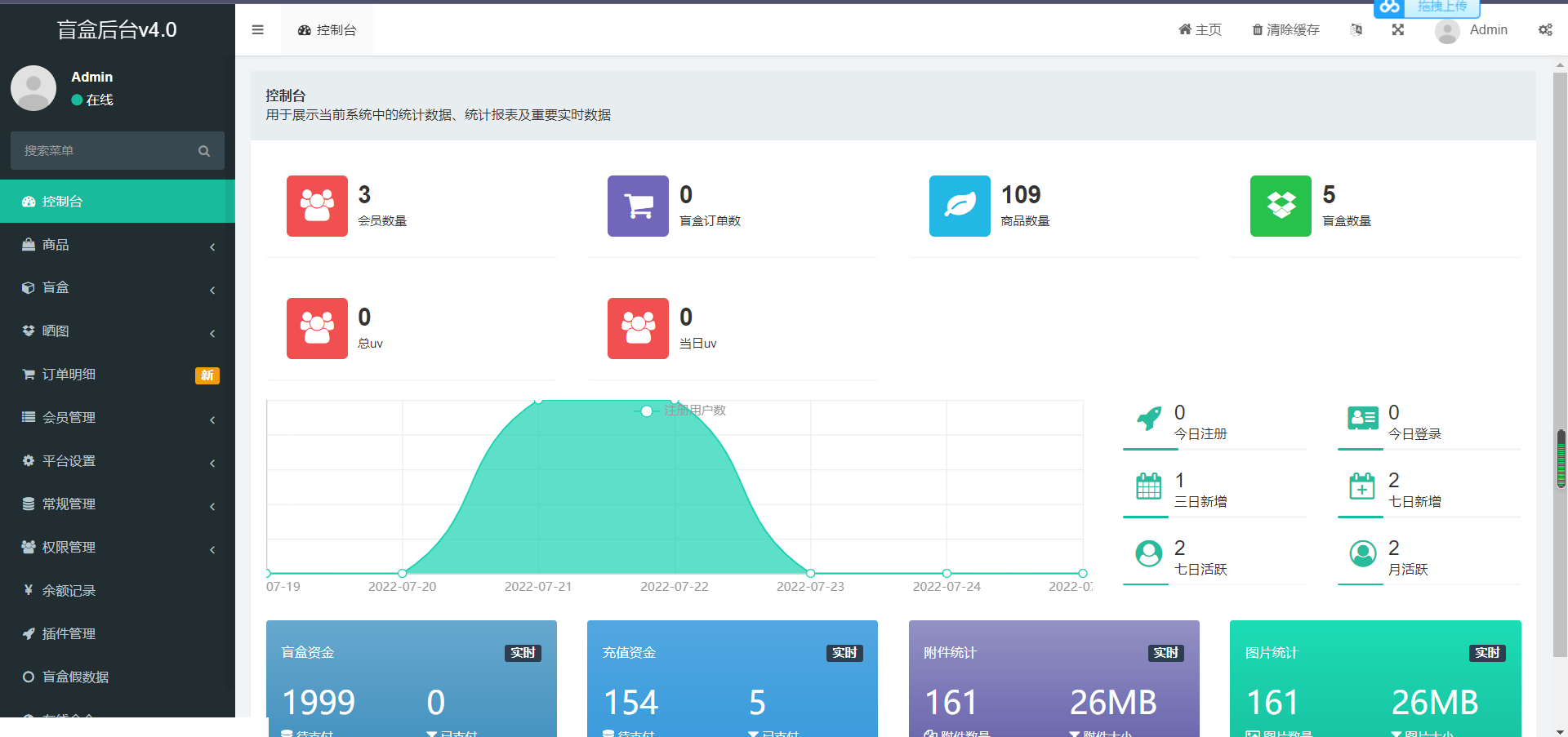 开源H5盲盒商城源码系统4.0|vue+TP5php框架开发开源网站+安装教程插图3